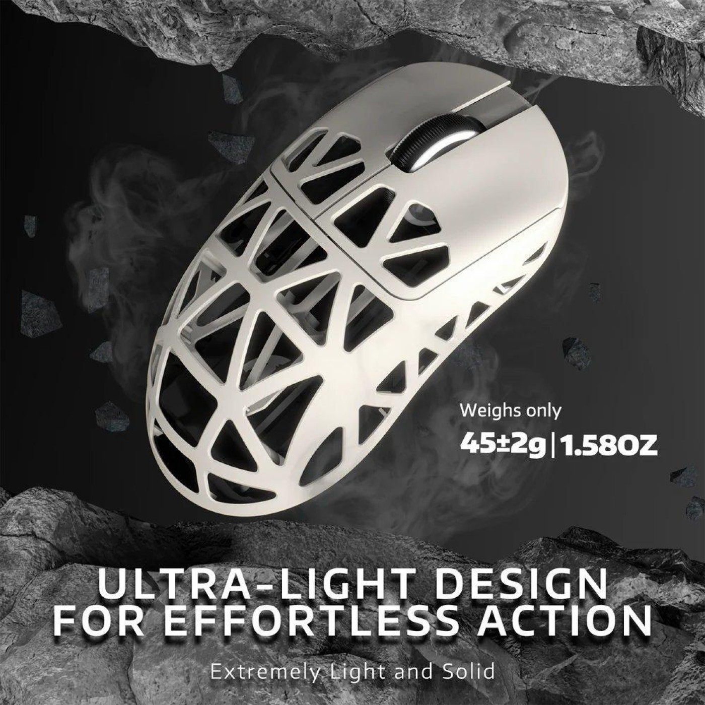 Мышь Attack Shark R2 Magnesium Alloy 8K (AS-6972792470375-W) White (G-000003833)