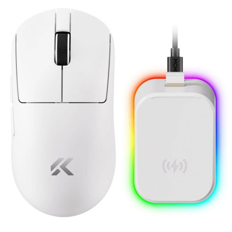 Мышь MCHOSE A7 V2 Ultra Plus Wireless (MC-A7V2-10) White (G-000004306)