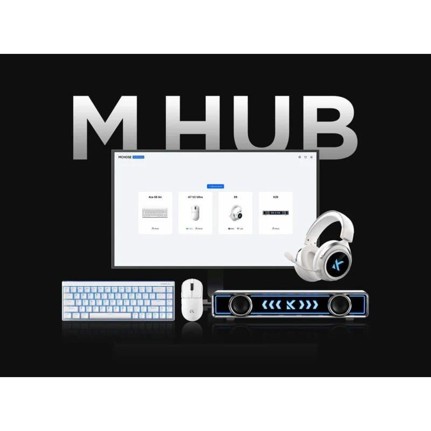 Мышь MCHOSE A7 V2 Ultra Plus Wireless (MC-A7V2-11) Rose Red (G-000004307)