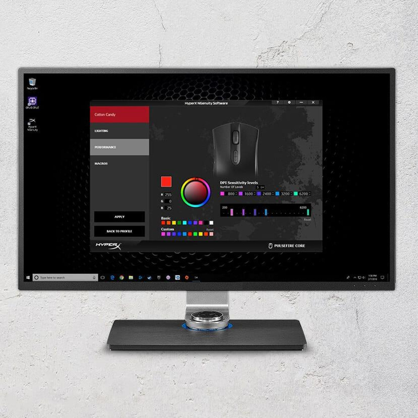 Мышь HyperX Pulsefire Core RGB USB Black (4P4F8AA)