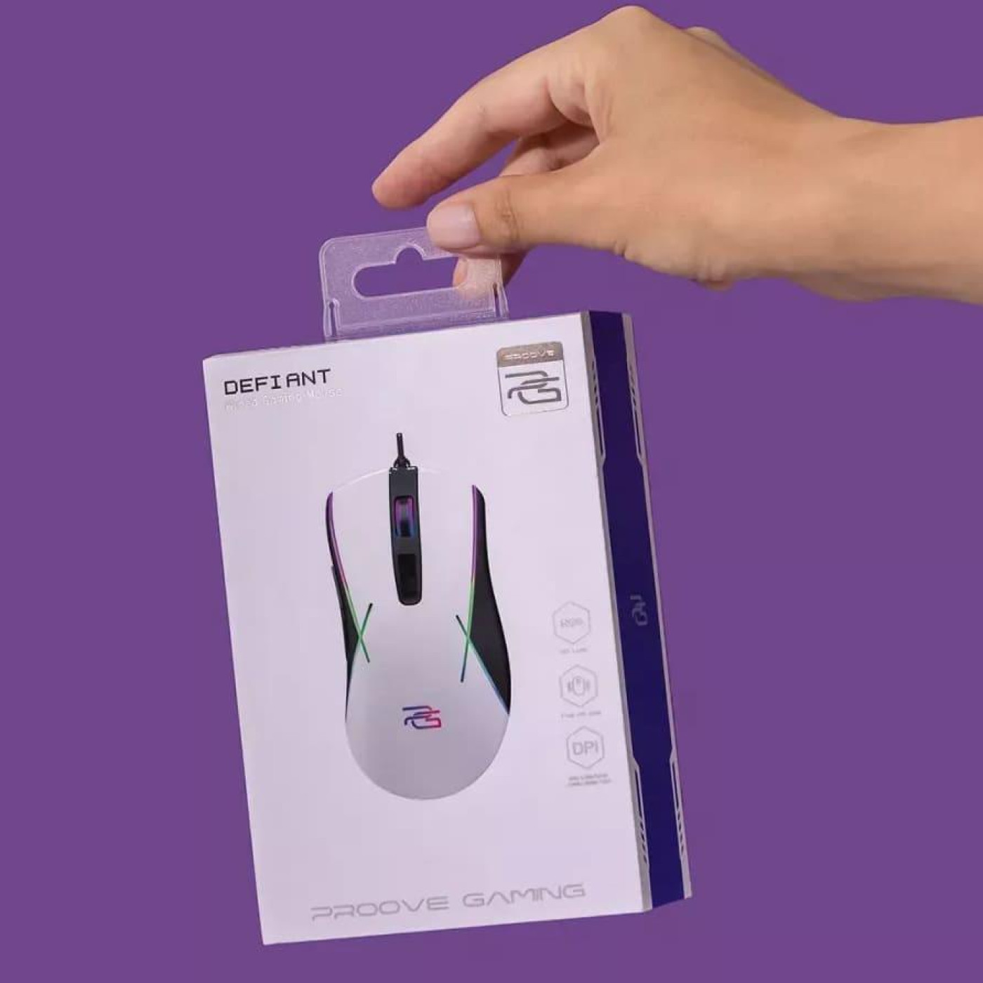 Мышь Proove Gaming Defiant USB White (CMDE00000101)