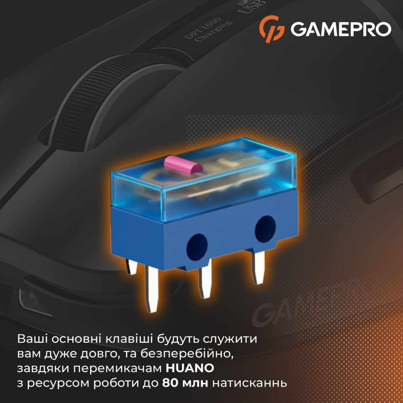 Мышь GamePro Genesis Ranker (GM012B) U1