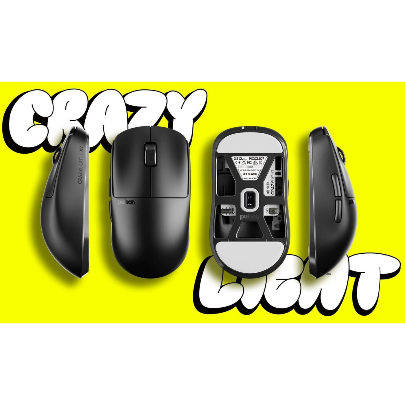 Мышь PULSAR X2 CrazyLight Black (PX2CL107)