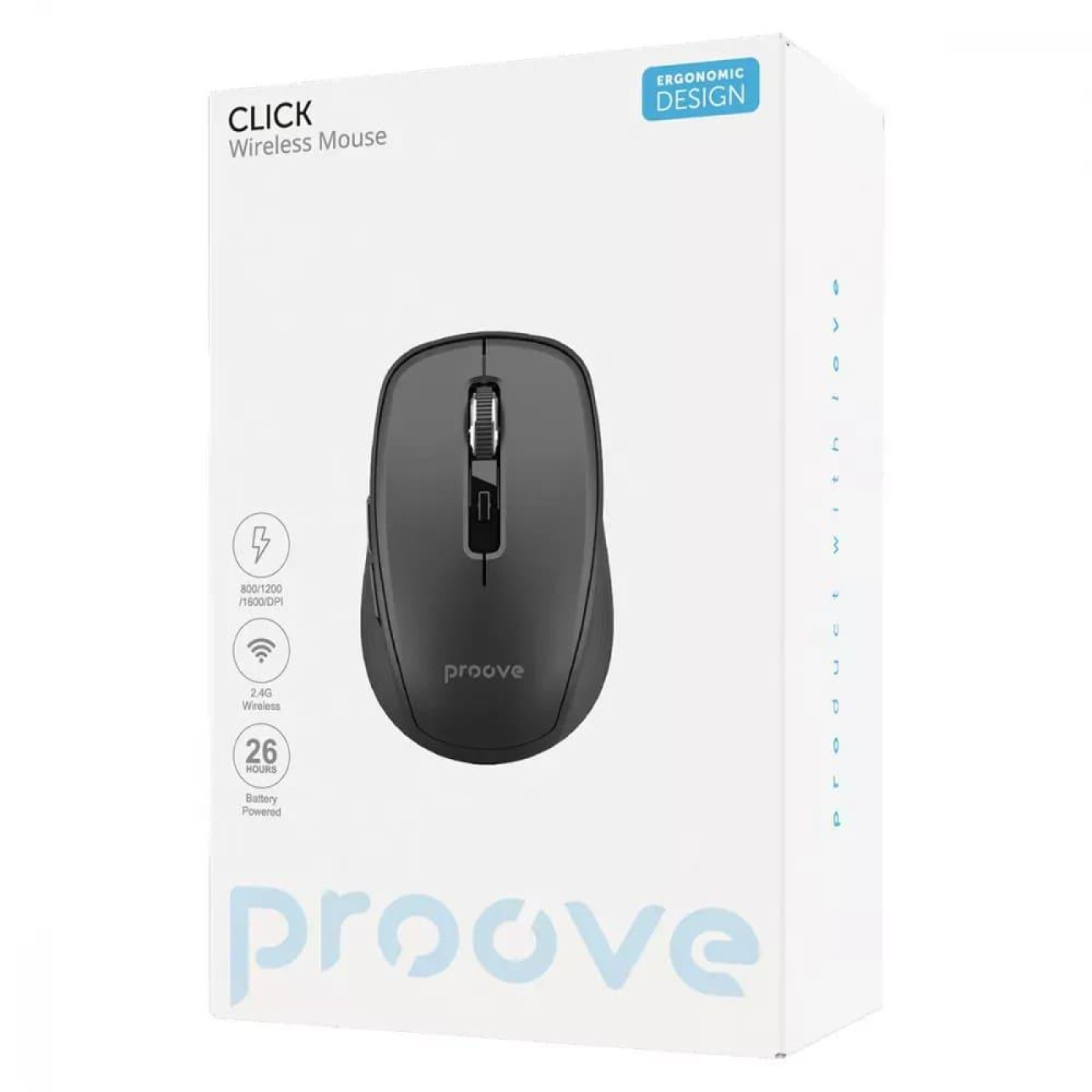 Бездротова миша Proove Click Wireless Black (WMCL00000001)