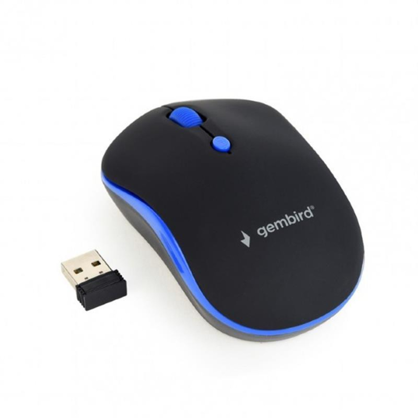 Беспроводная мышь Gembird MUSW-4B-03-B Black-Blue (MUSW-4B-03-B)