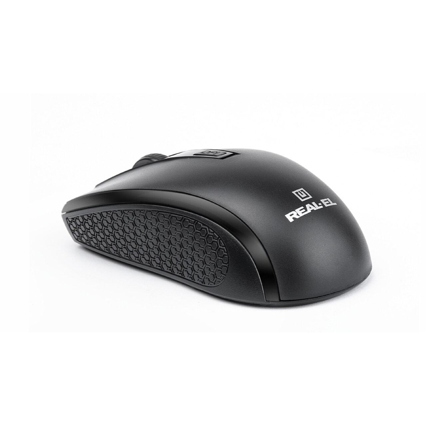Беспроводная мышь Real-EL RM-308 Black (EL123200033)