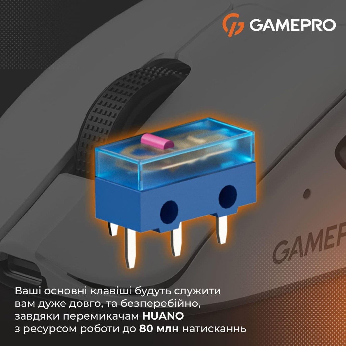 Мышь GamePro Genesis Avenger White (GM096W) U1