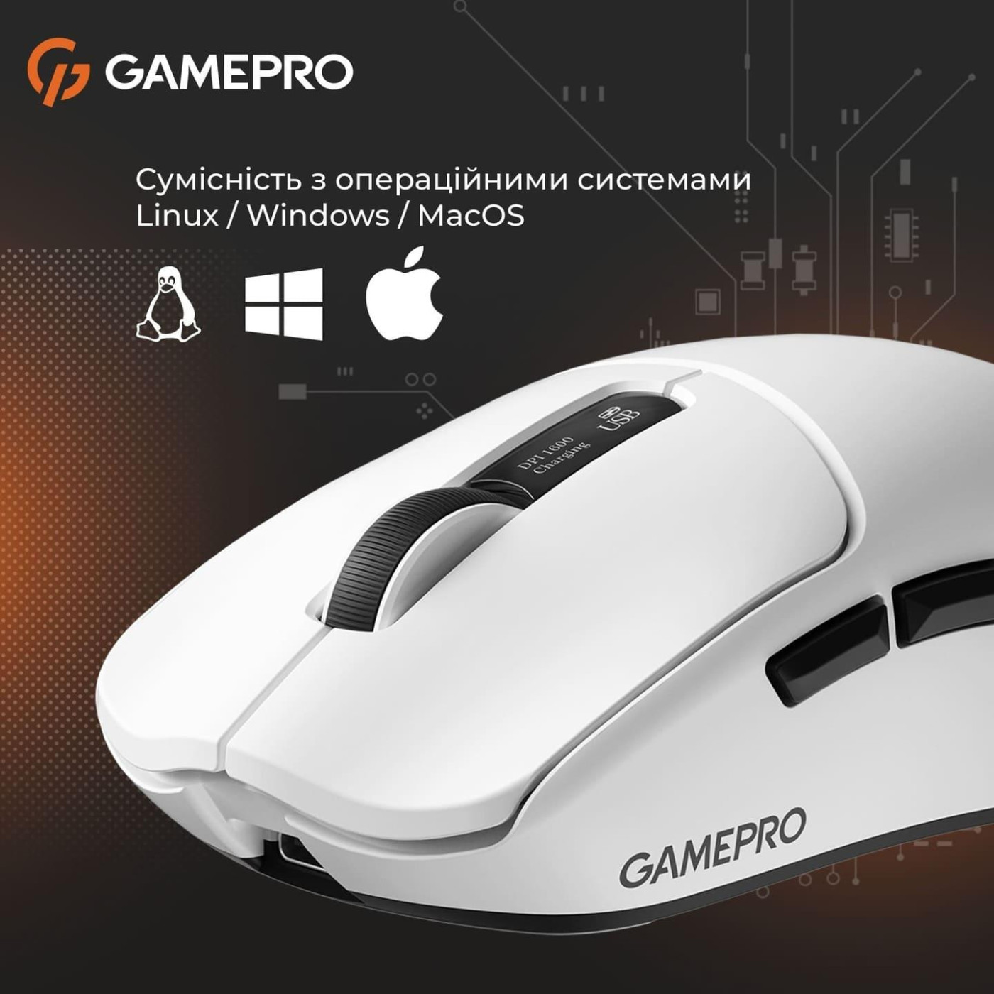 Мышь GamePro Genesis Ranker (GM012W)