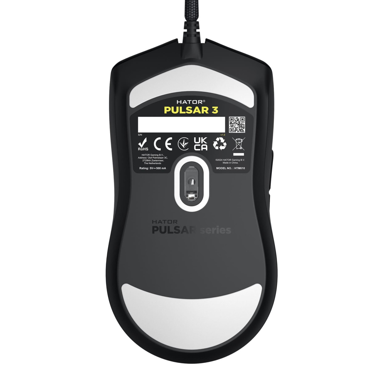 Мышь HATOR Pulsar 3 USB Black (HTM610)