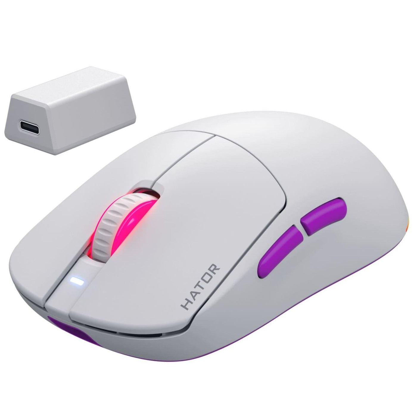 Мышь HATOR Quasar 3 ULTRA 8K Wireless White (HTM771)