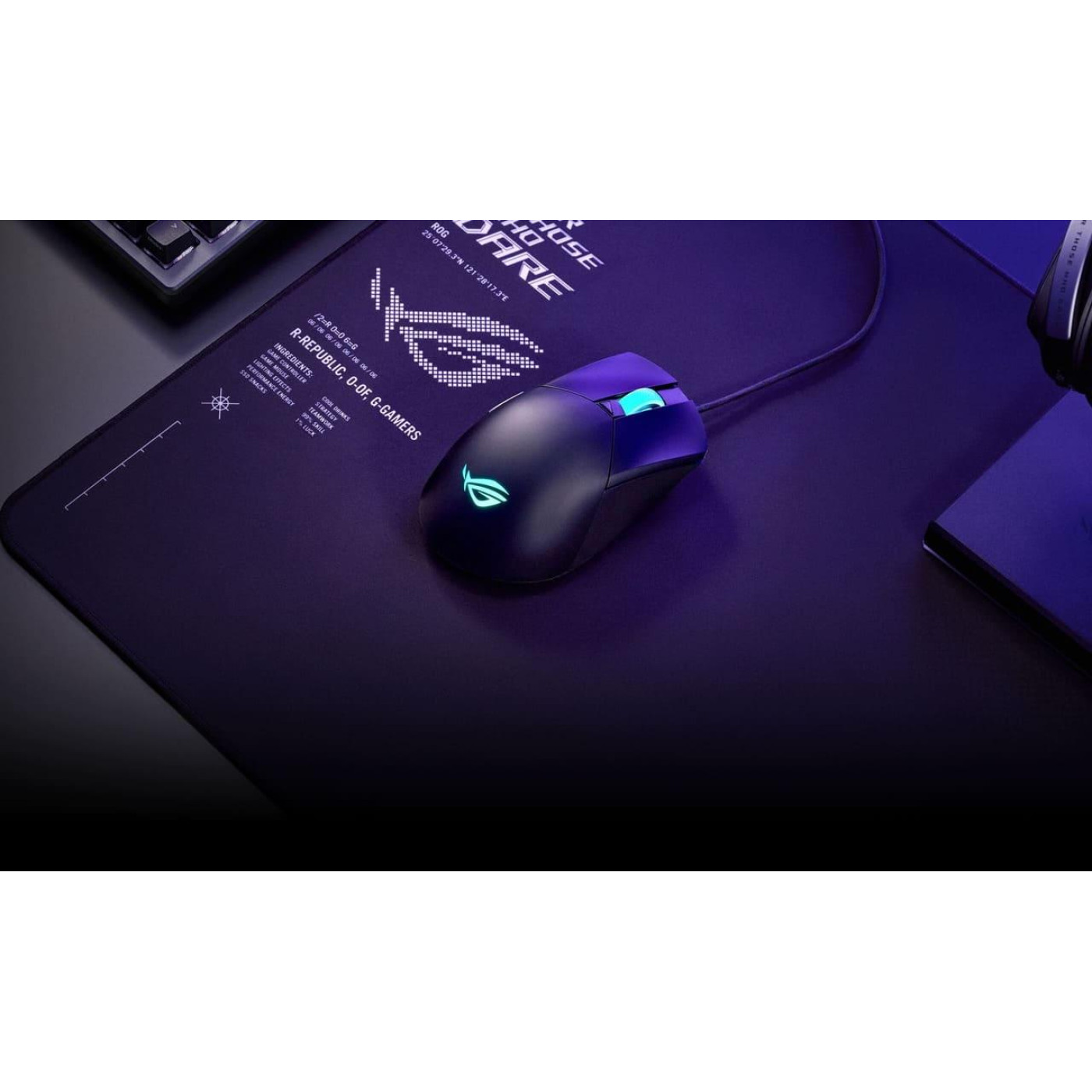 Миша ASUS ROG Gladius III Core RGB USB-A Black (90MP04E0-BMUA00)