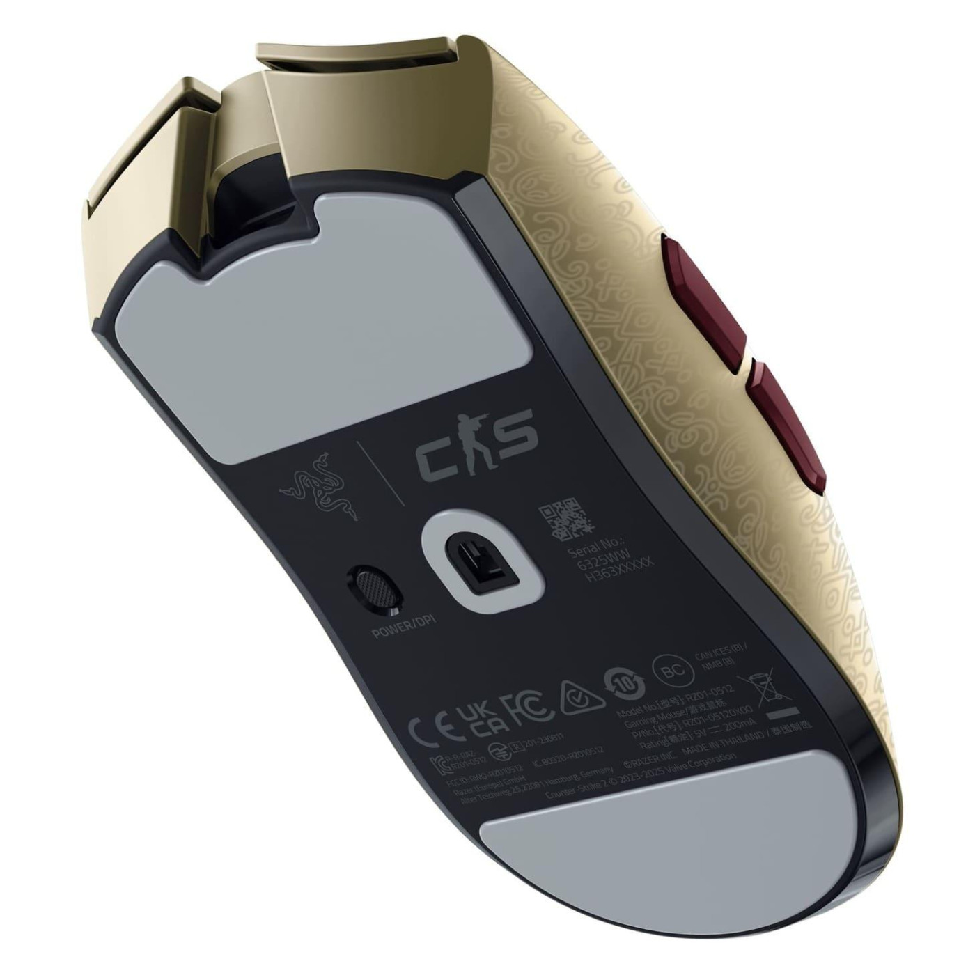 Мышь Razer Viper V3 Pro Wireless Counter-Strike 2 Edition (RZ01-05120800-R3M1)