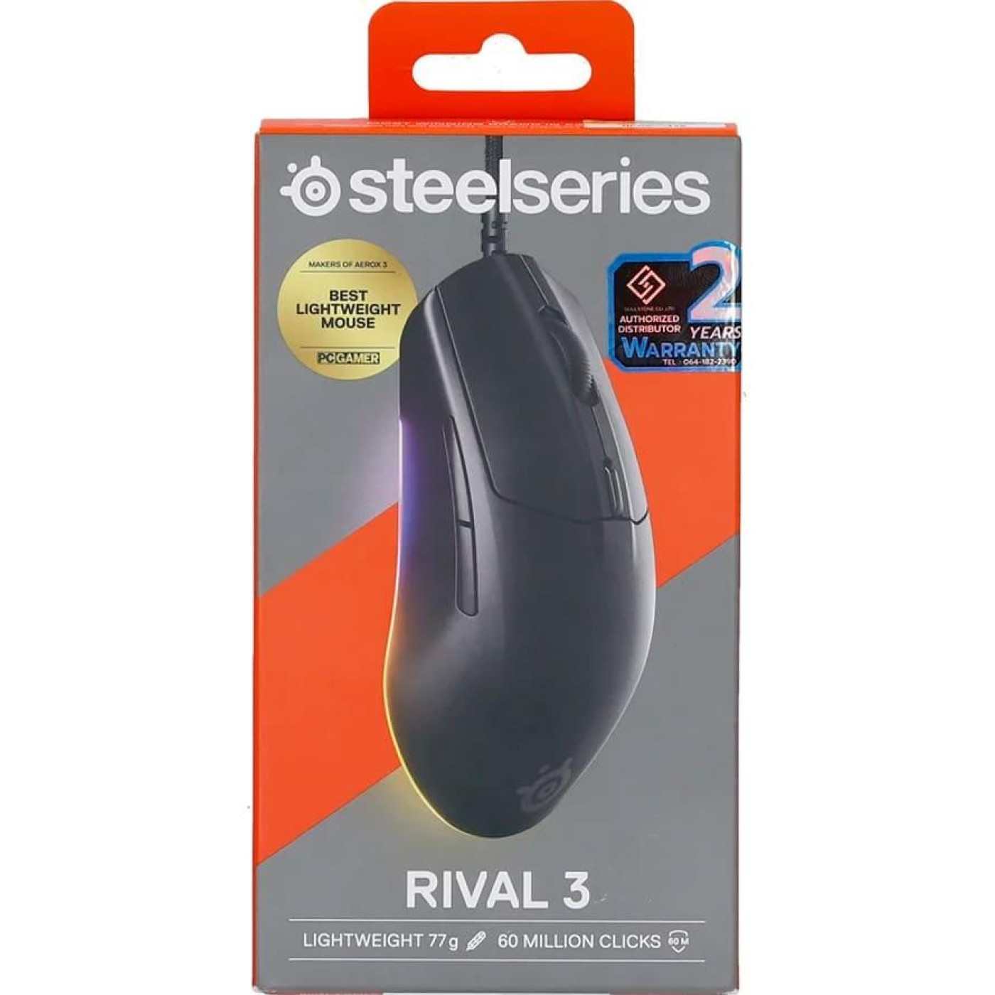 Мышь SteelSeries Rival 3 Gen 2 RGB Black (62515)