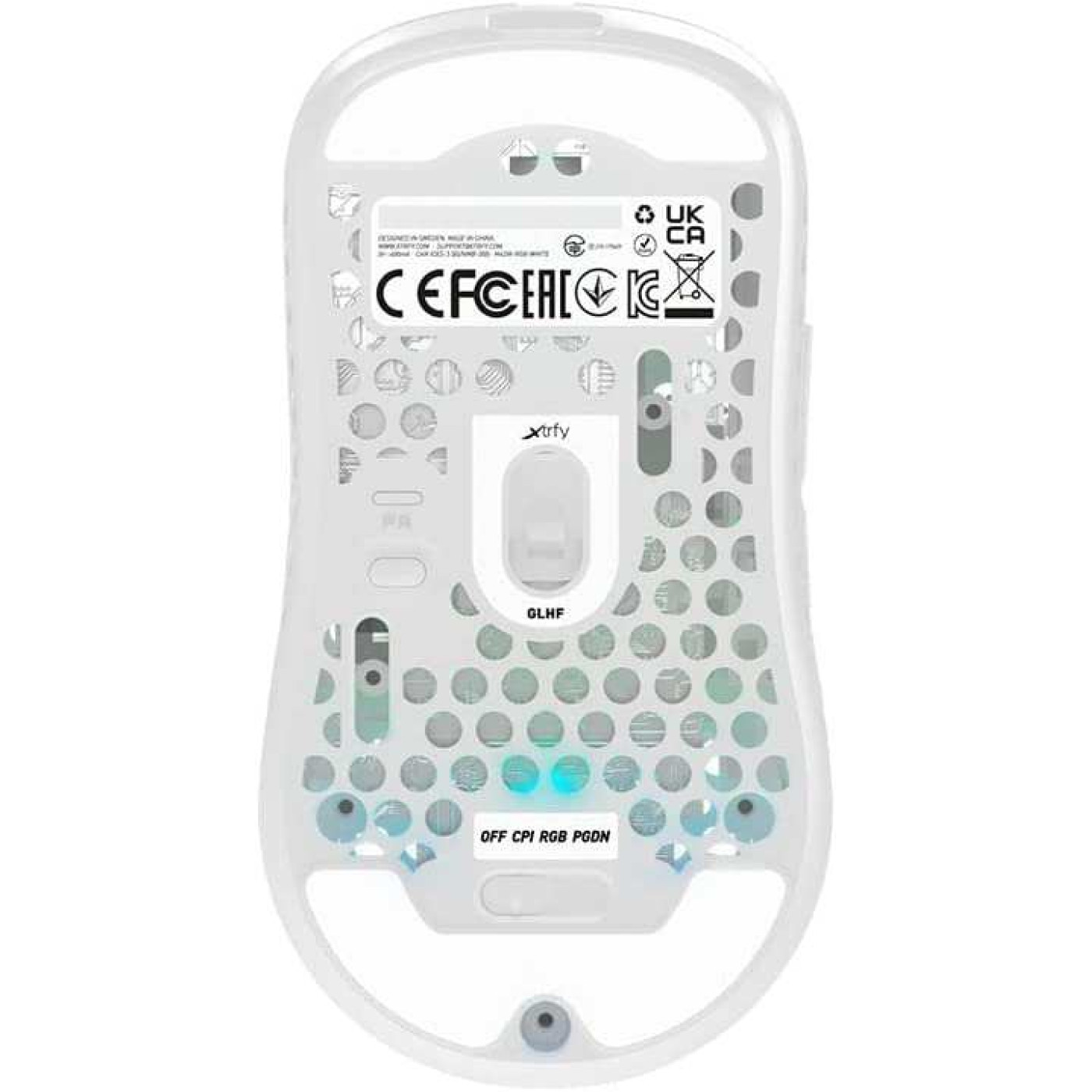 Мышь Cherry Xtrfy M42 WL RGB White (M42W-RGB-WHITE)