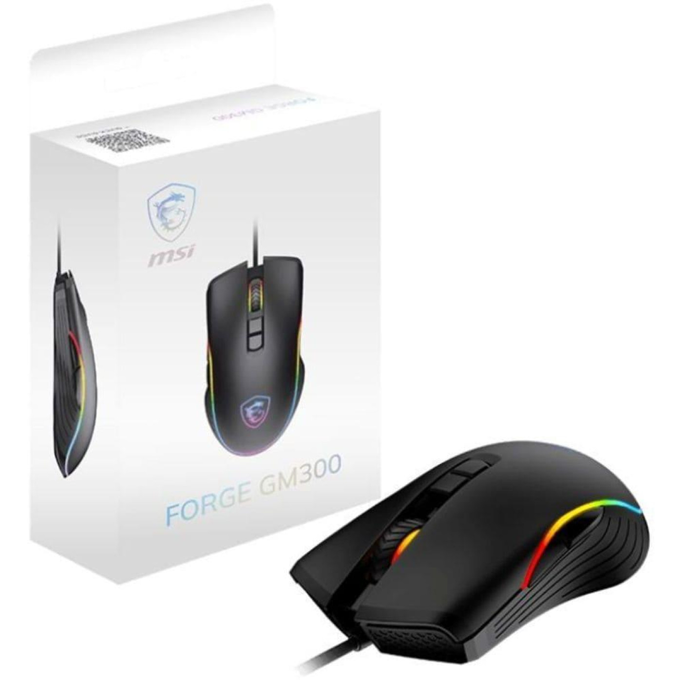 Миша MSI FORGE GM300 RGB Black (S12-0402300-HH9)