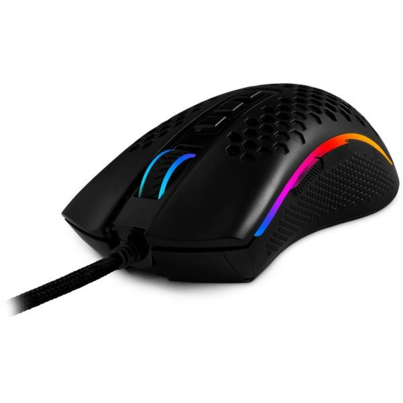 Мышь Redragon Storm M808 RGB Optical, игрова, 12400dpi., 7кн., Ultralight чорна (77854)