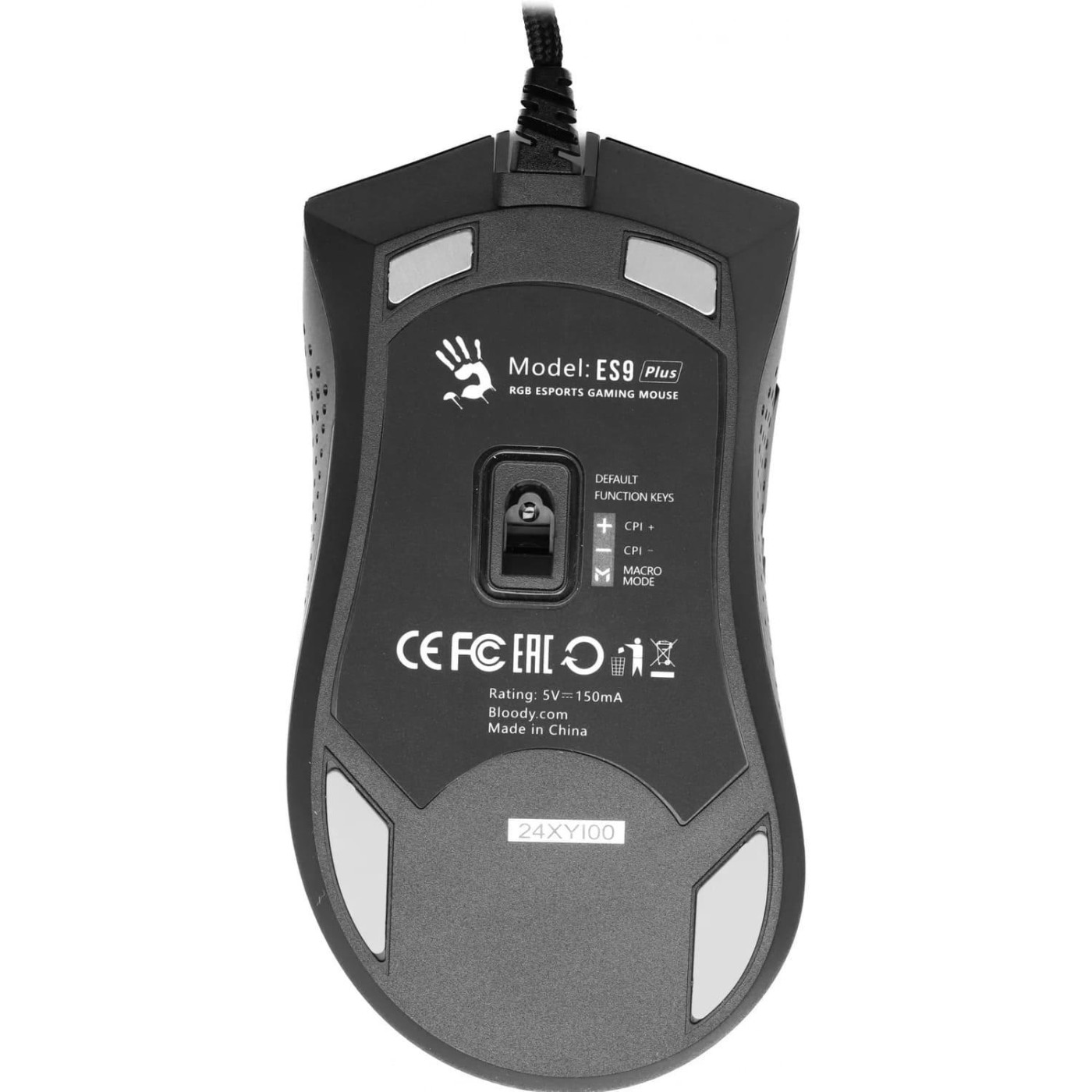 Мышь Bloody A4Tech ES9 Plus Black (ES9 Plus (Stone black))