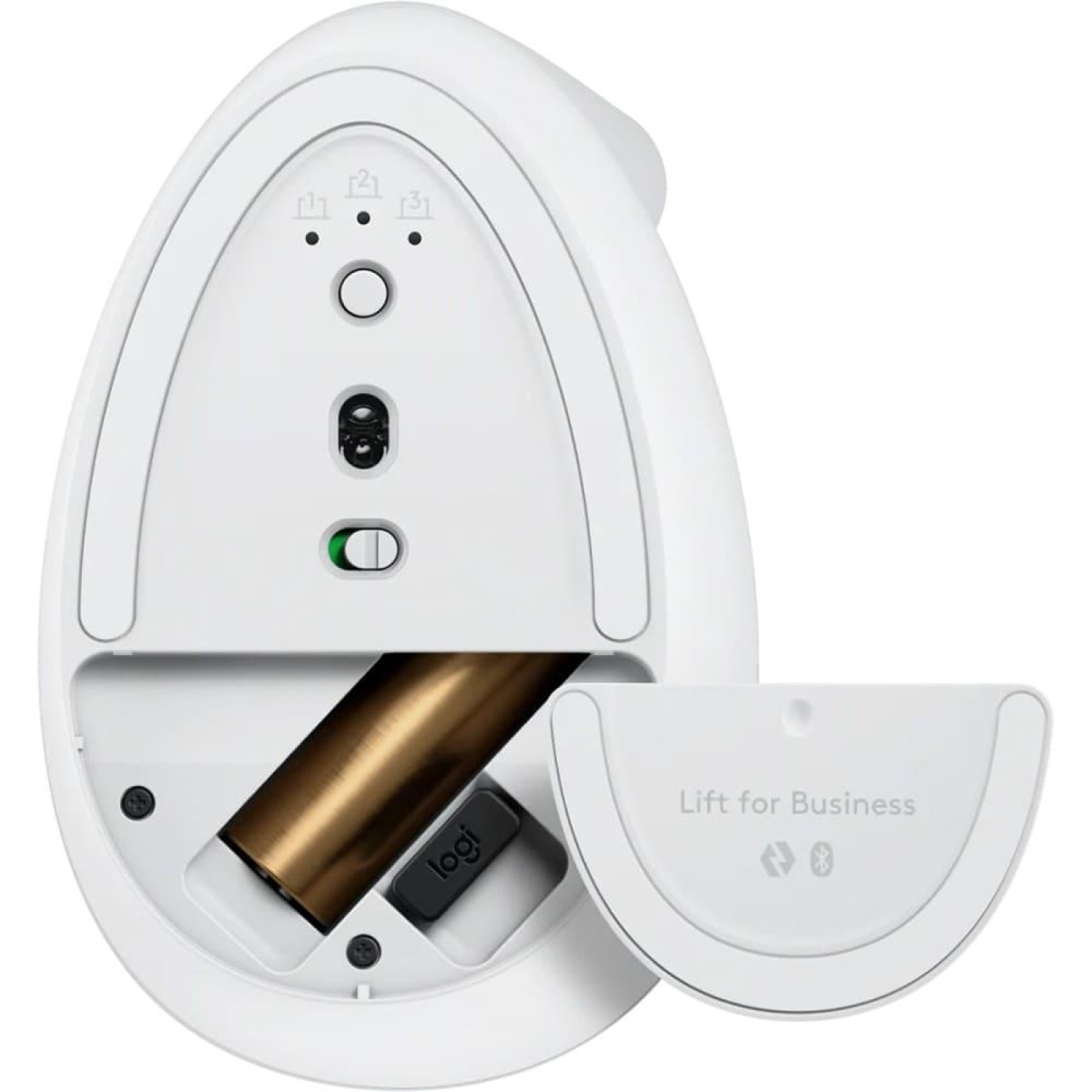 Бездротова миша Logitech Lift Bluetooth Vertical Ergonomic White USB (910-006496)