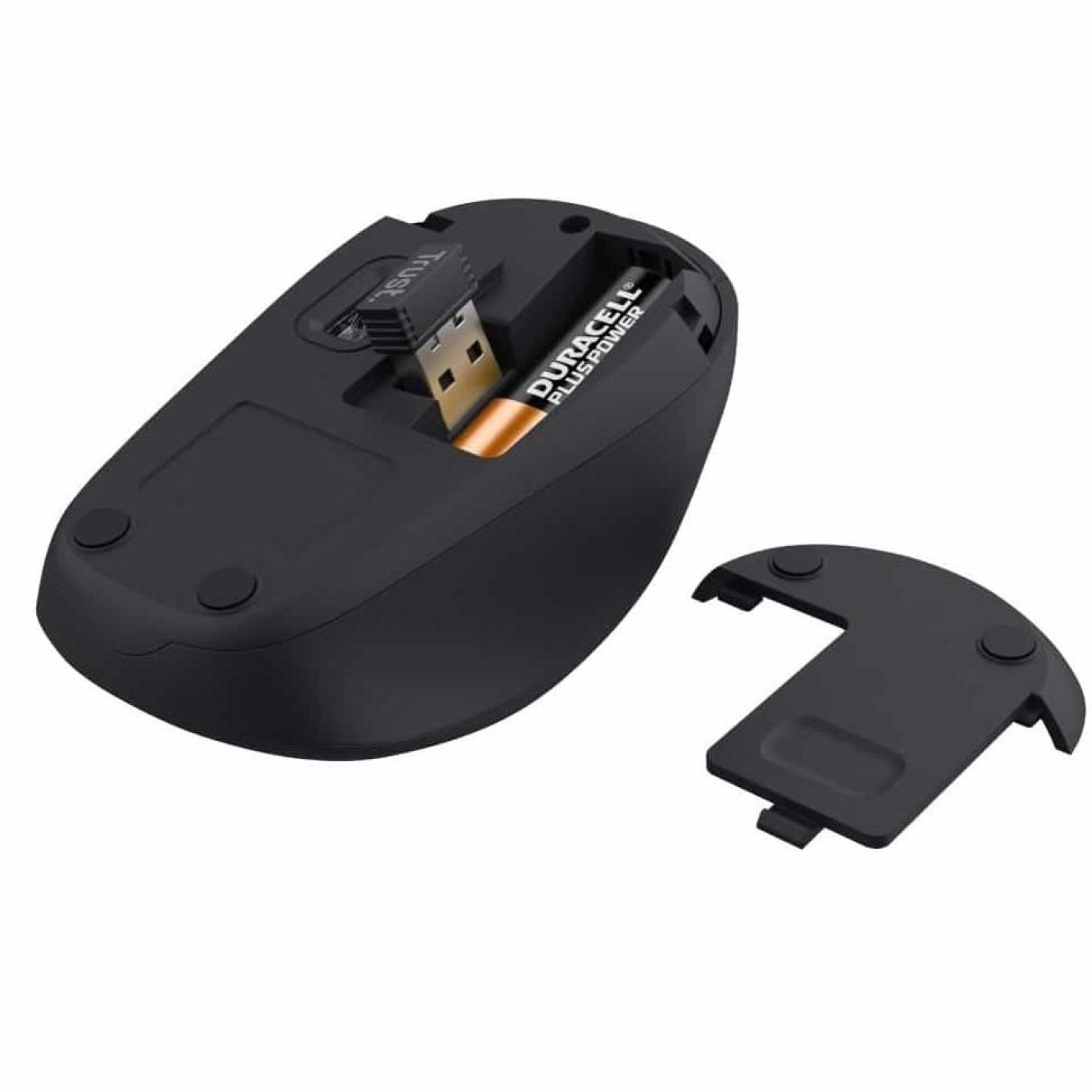 Беспроводная мышь Trust Yvi+ Silent Eco Wireless Red (24550)