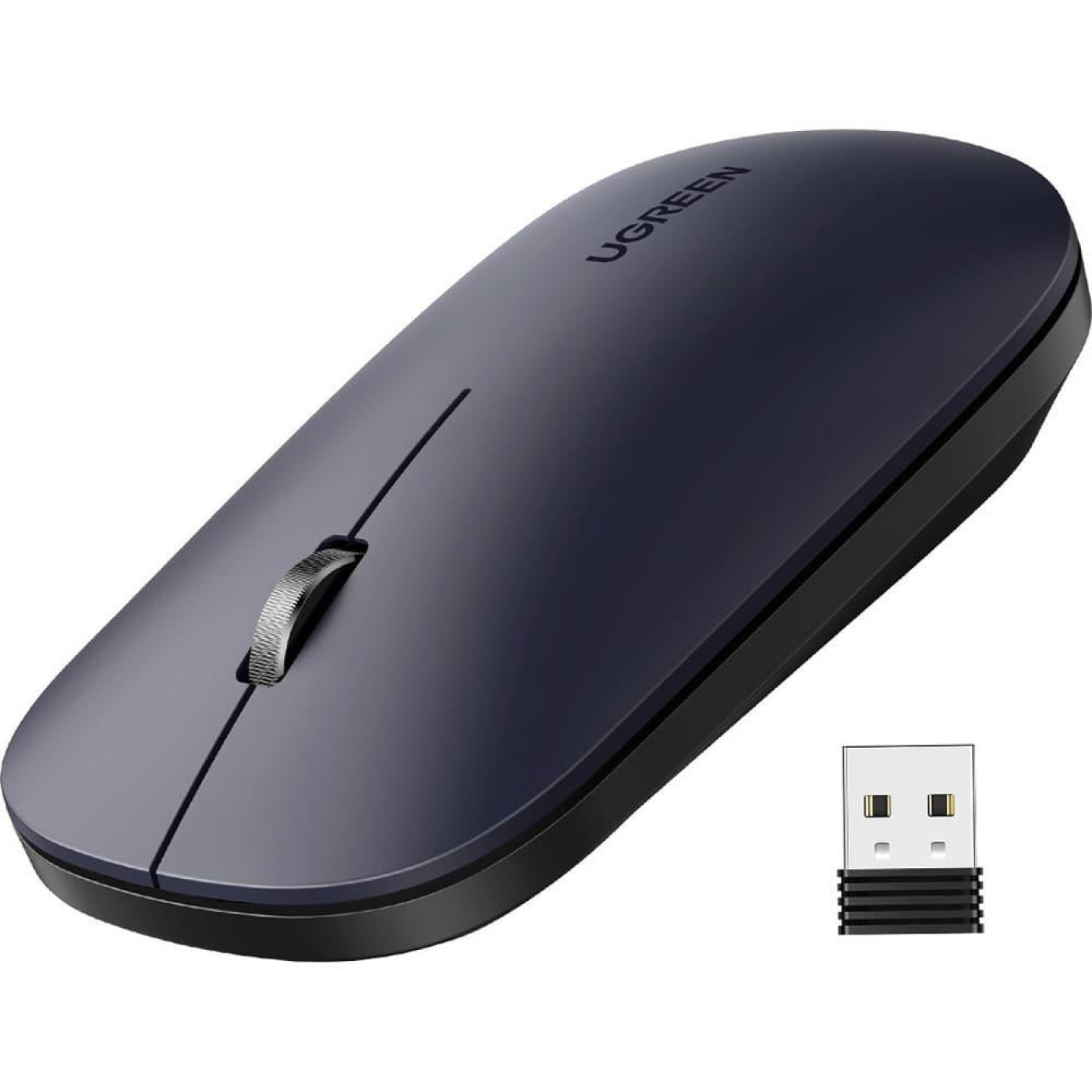 Мышь Ugreen MU001 Portable Wireless Mouse (Black) (UGR-90372)
