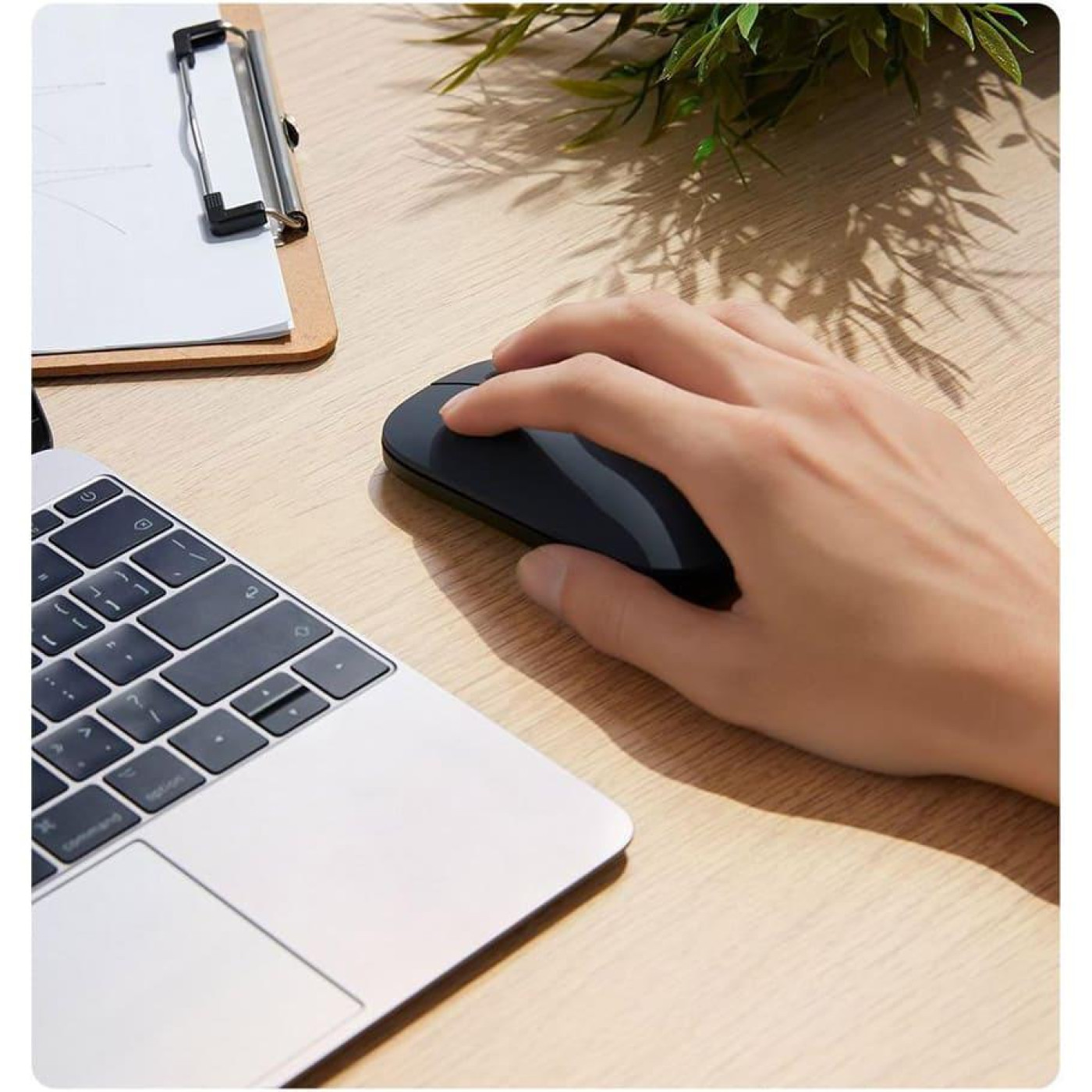 Мышь Ugreen MU001 Portable Wireless Mouse (Black) (UGR-90372)