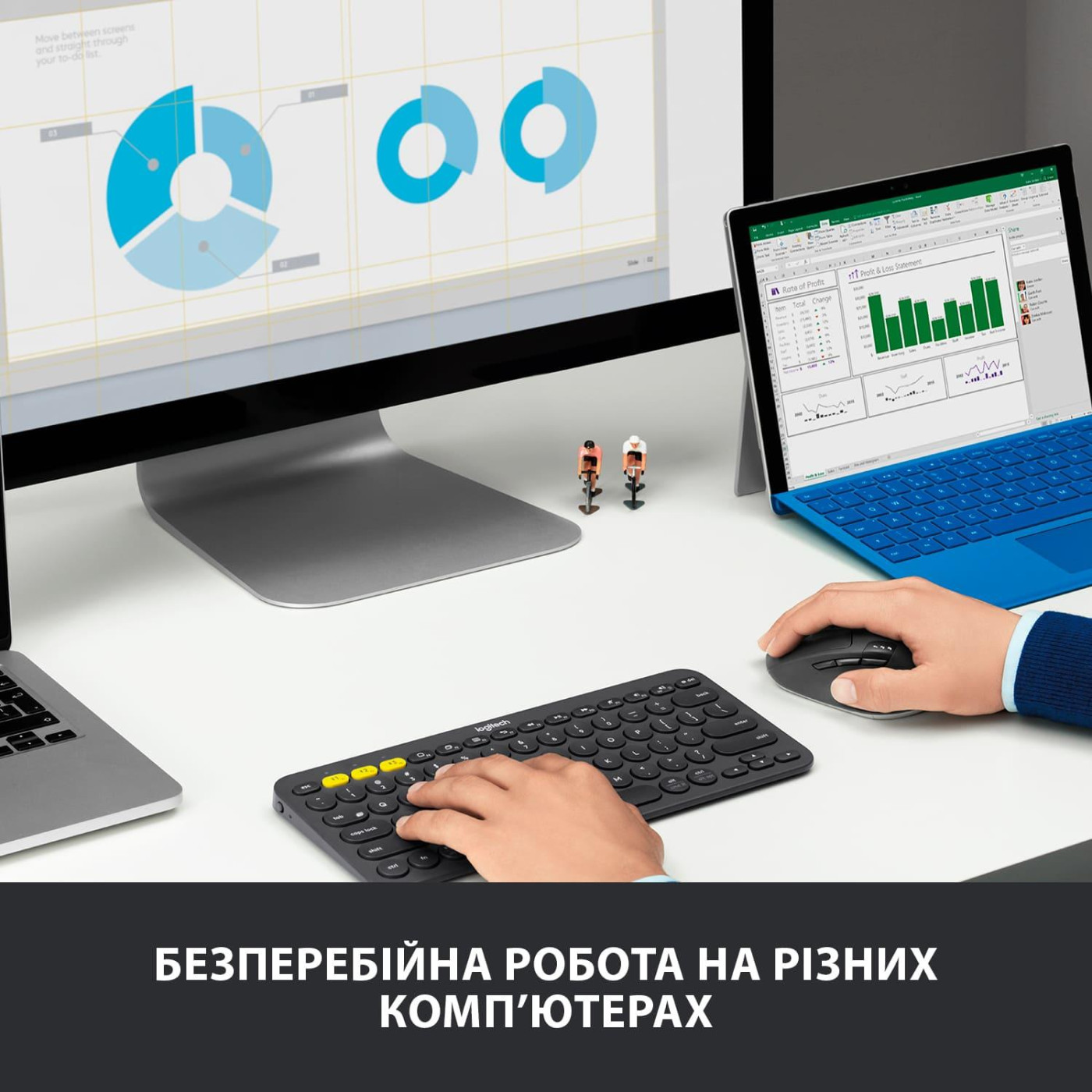 Бездротова миша Logitech M720 Triathlon Wireless/Bluetooth (910-004791)