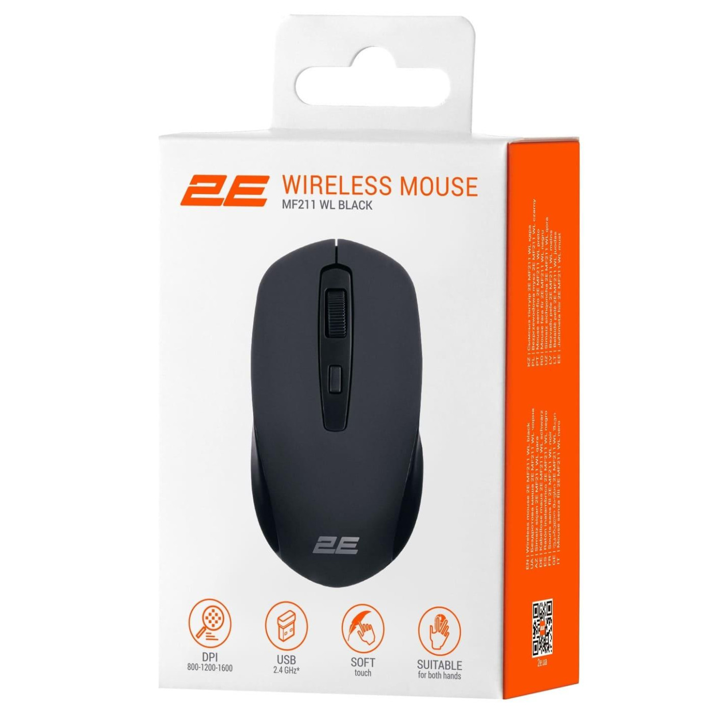 Бездротова миша 2E MF211 Wireless Black (2E-MF211WB)