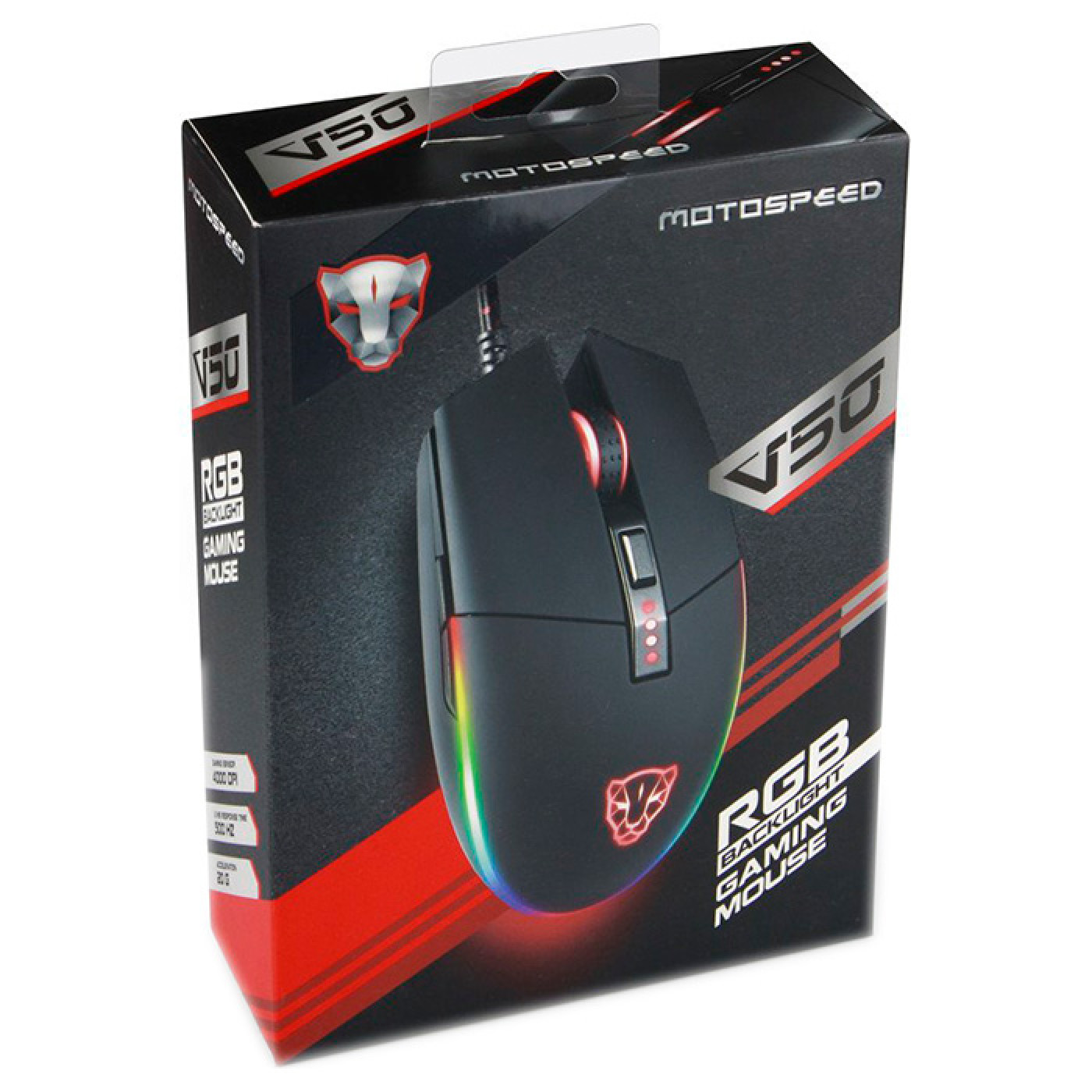 Миша Motospeed V50 USB Black (mtv50)
