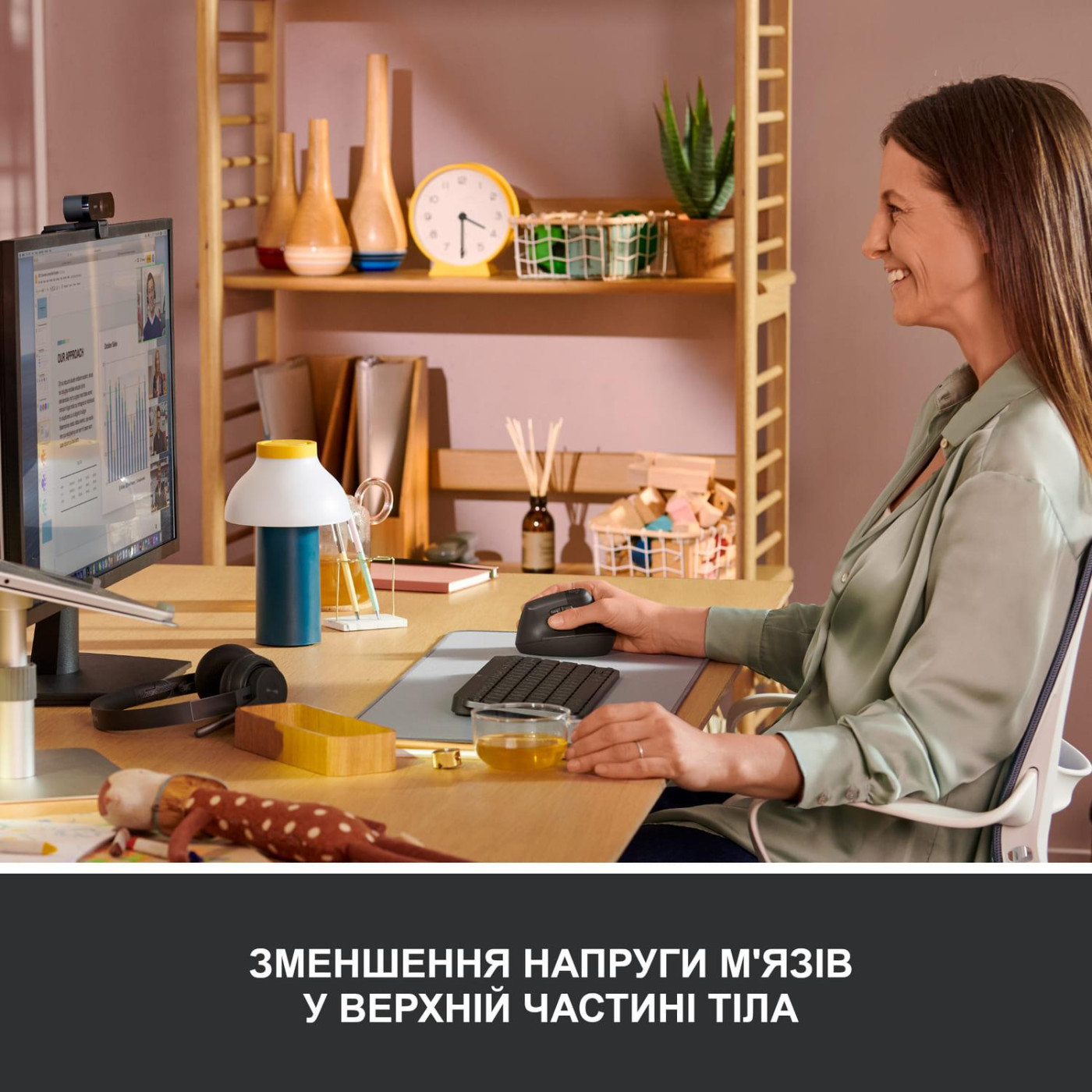 Бездротова миша Logitech Lift Vertical Ergonomic Mous Wireless/Bluetooth Graphite (910-006473)