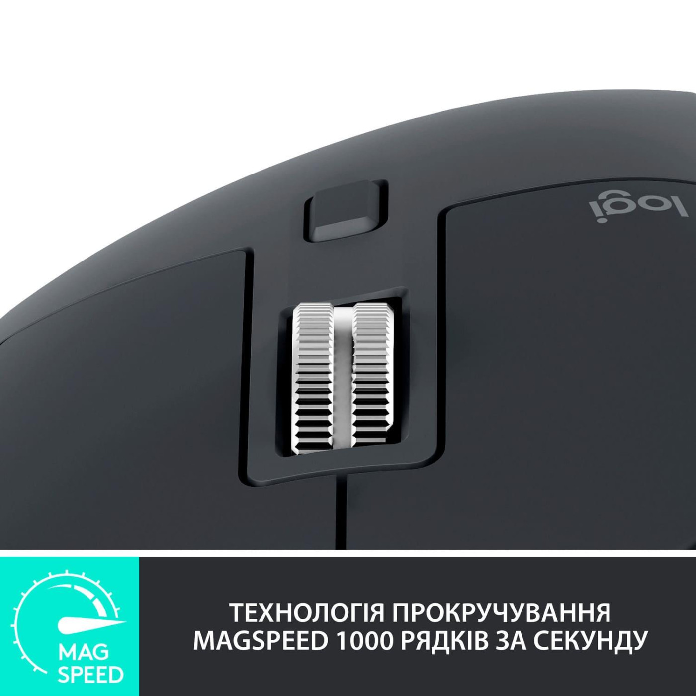 Беспроводная мышь Logitech MX Master 3S Performance Wireless Mouse Bluetooth Graphite (910-006559)
