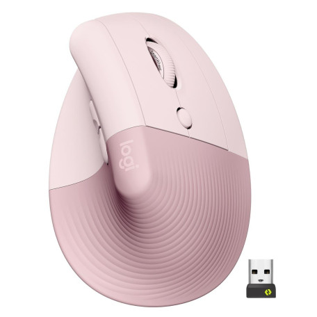 Бездротова миша Logitech Lift Vertical Ergonomic Mouse Wireless/Bluetooth Rose (910-006478)