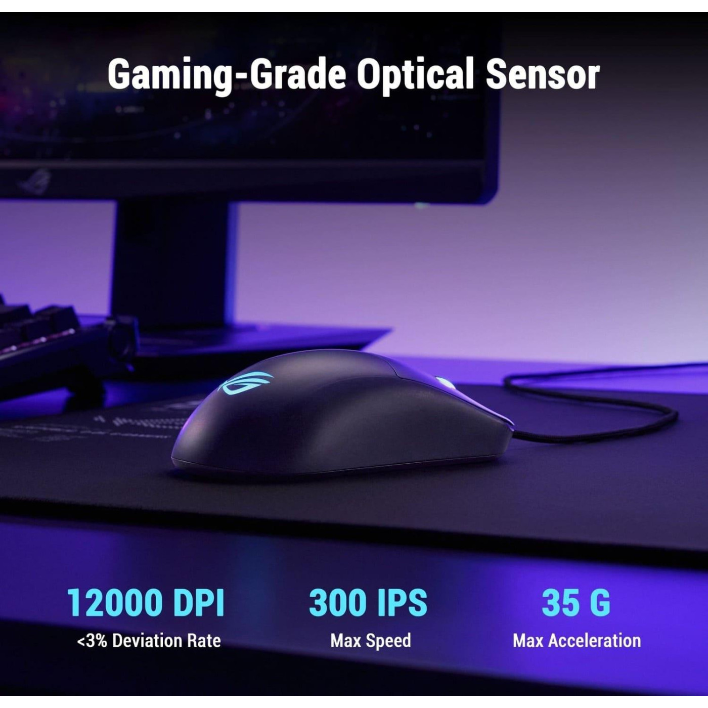 Миша ASUS ROG Harpe Mini Core USB-A Black (90MP04D0-BMUA00)