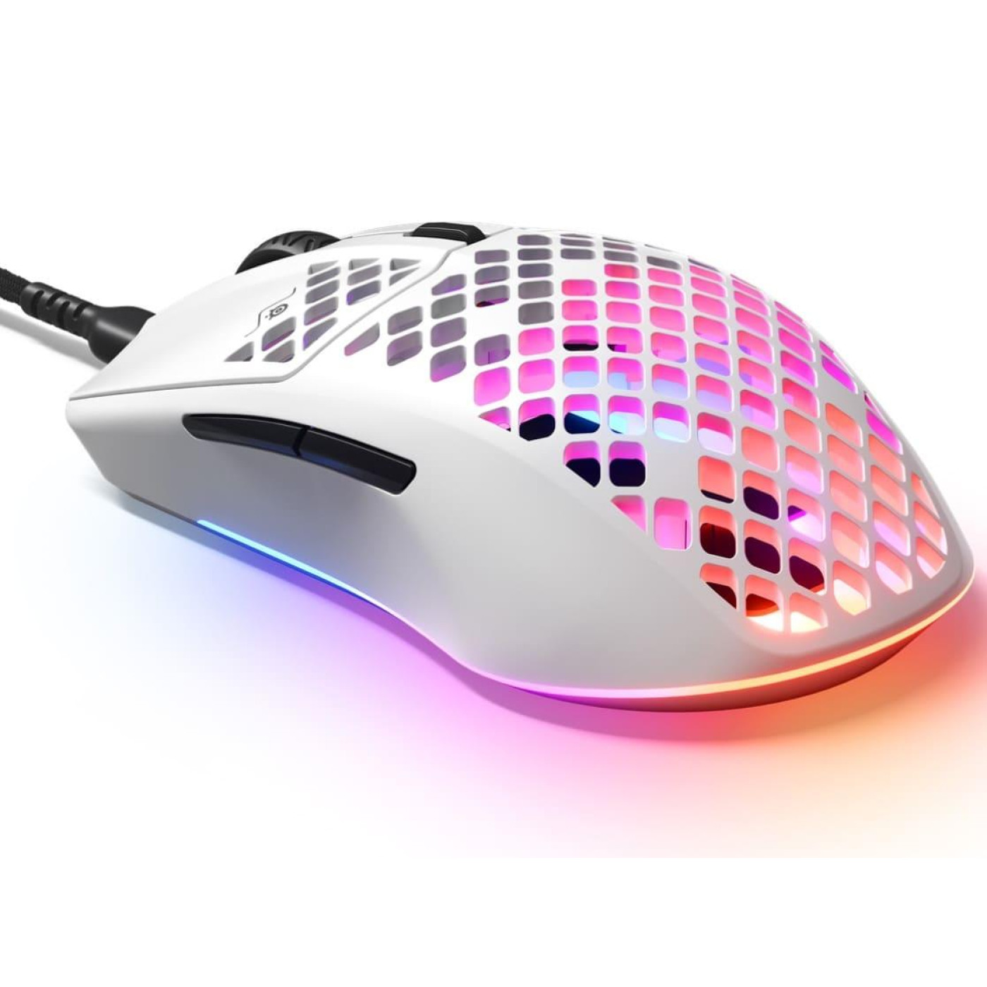 Миша SteelSeries Aerox 3 USB Snow (62603)
