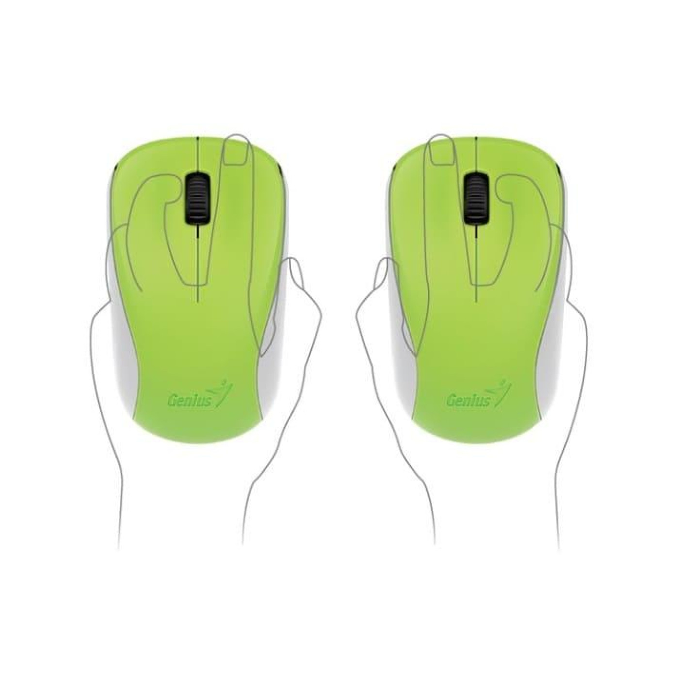 Беспроводная мышь Genius NX-7000 Wireless Red (31030027403)