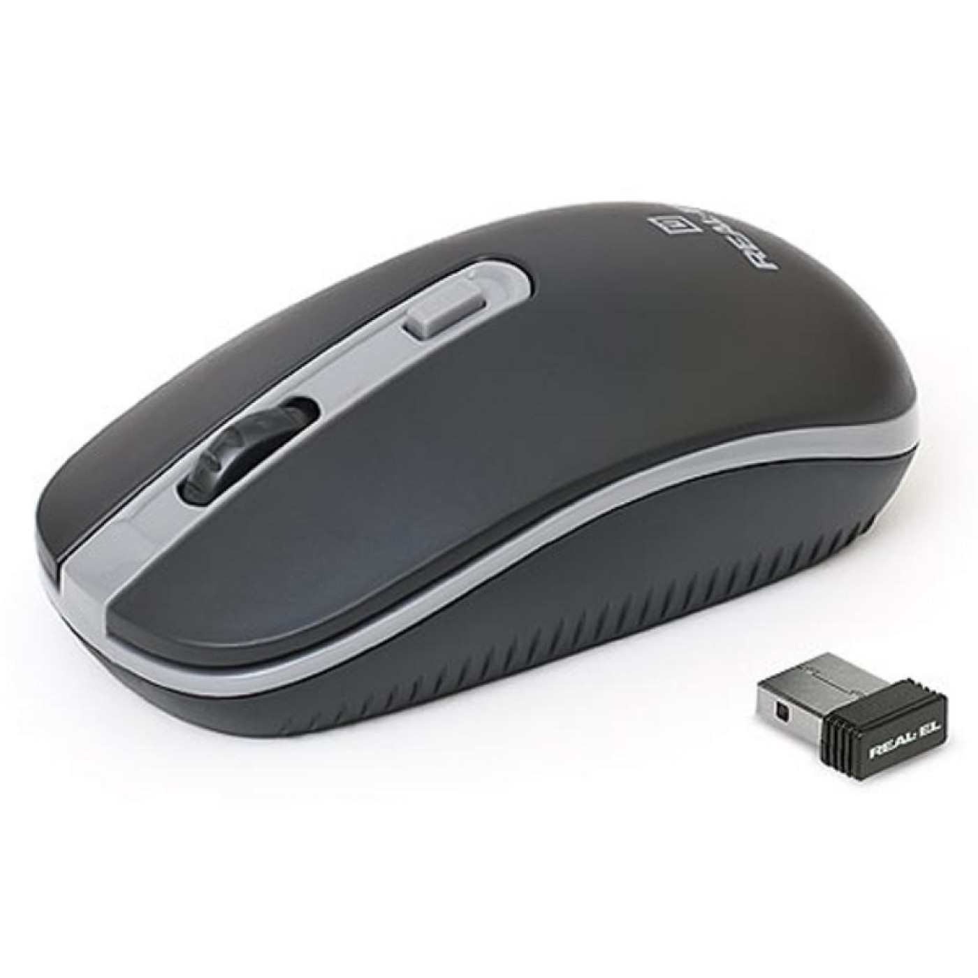 Беспроводная мышь Real-EL RM-303 Black-Grey (EL123200021)