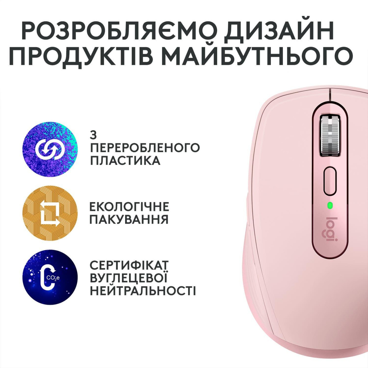 Бездротова миша Logitech MX Anywhere 3S Wireless Rose (910-006931)