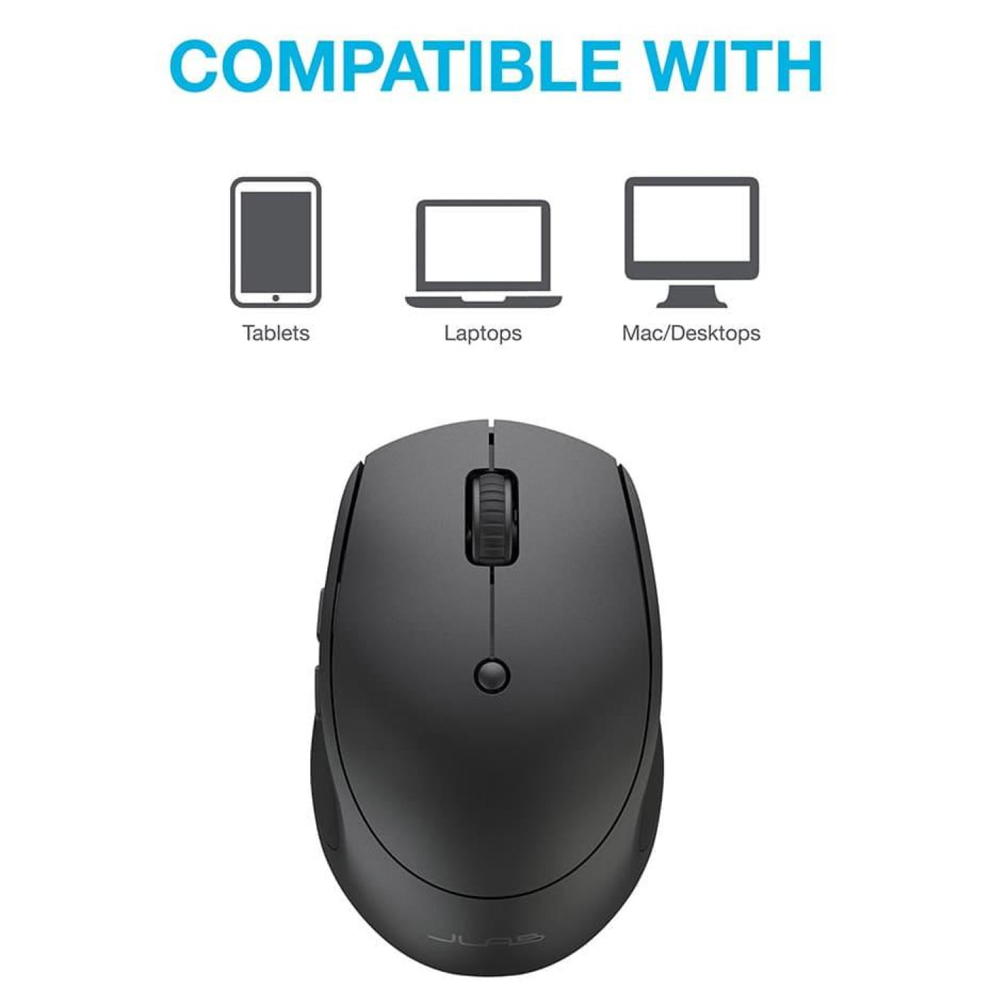 Мышь Jlab GO Charge Wireless Black (IEUMGOCHRGMSRBLK124)