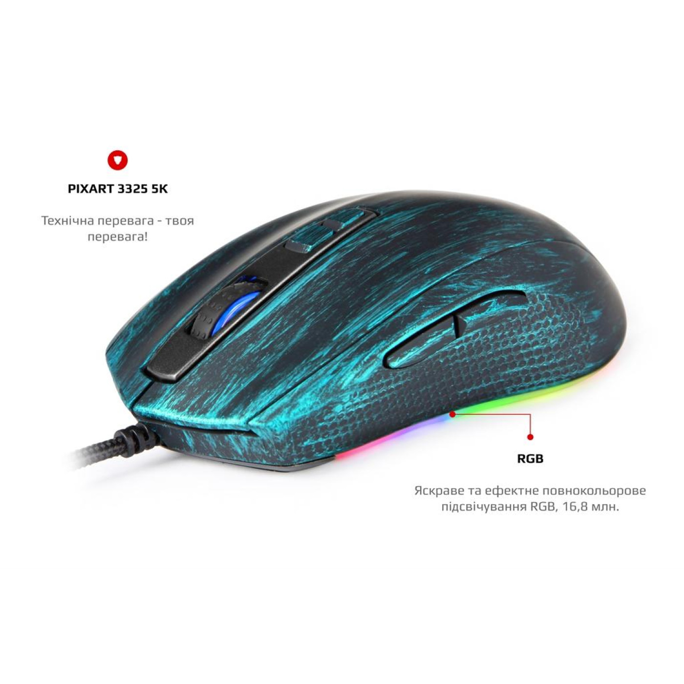 Миша Motospeed V60 USB Van Gogh Blue (mtv60van)