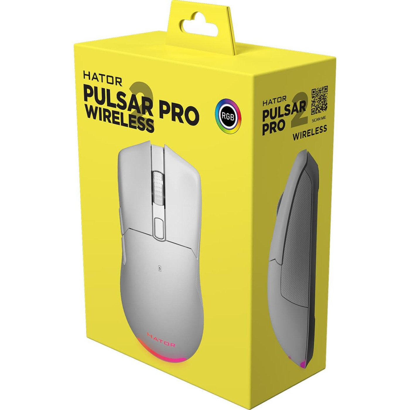 Беспроводная мышь HATOR Pulsar 2 PRO Wireless White (HTM-531) Б/у
