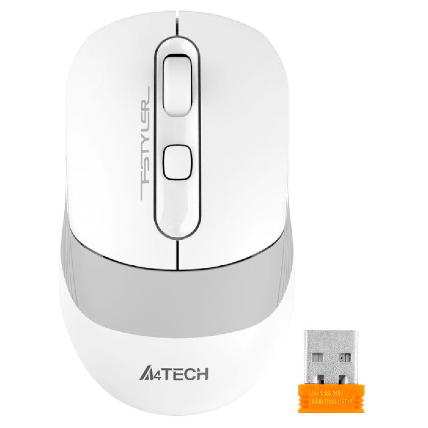 Миша A4Tech Fstyler FB10C Wireless Grayish White (FB10C (Grayish White))
