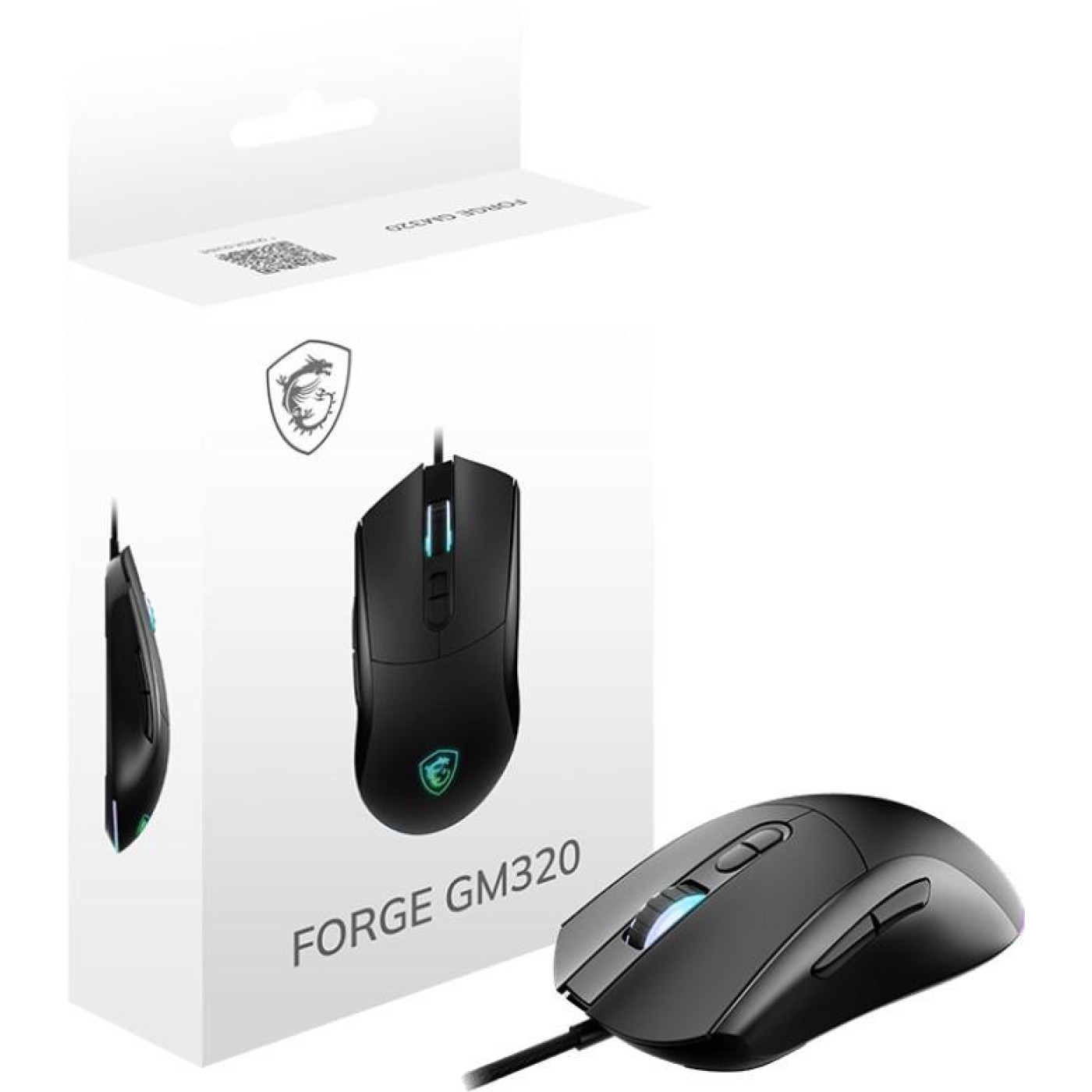 Миша MSI FORGE GM320 RGB Black (FORGE GM320)