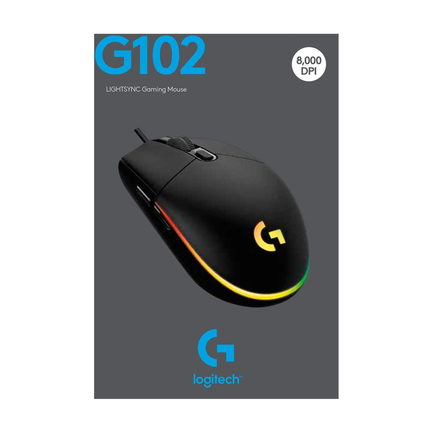 Мышь Logitech G102 Lightsync USB Black (910-005823) U1