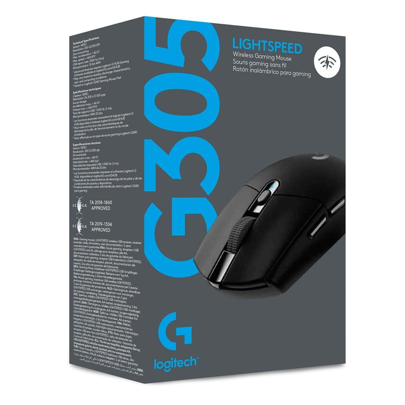 Беспроводная мышь Logitech G305 Lightspeed Wireless Black (910-005282) U1