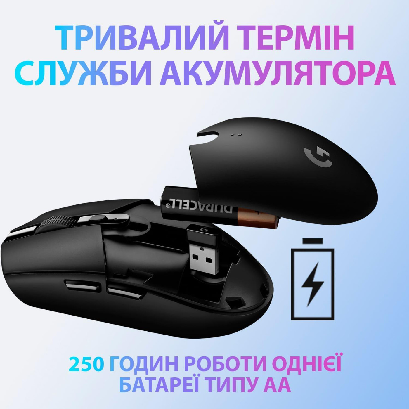 Беспроводная мышь Logitech G305 Lightspeed Wireless White (910-005291) U1