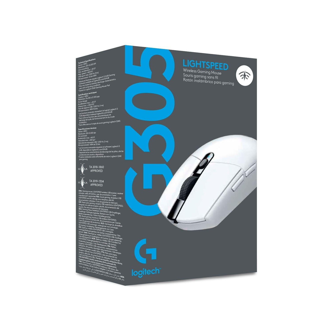 Беспроводная мышь Logitech G305 Lightspeed Wireless White (910-005291) U1