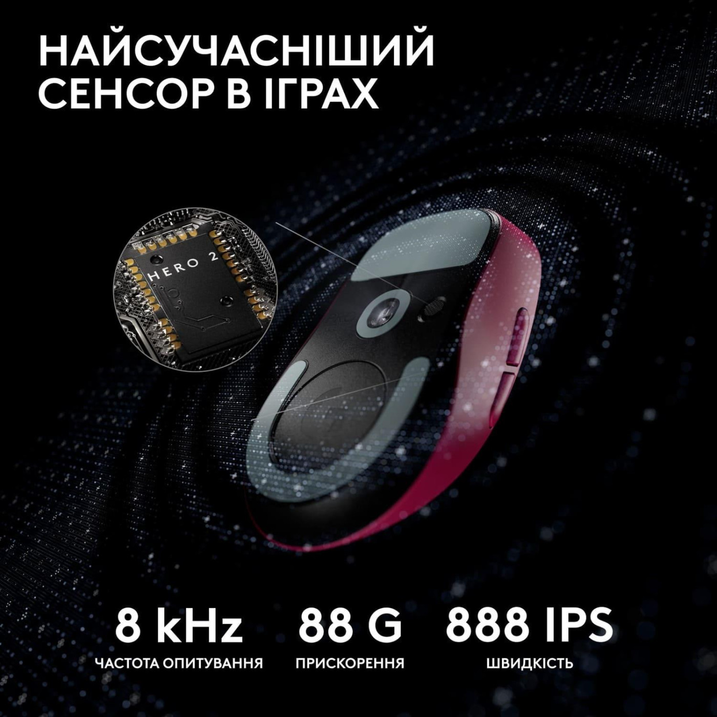 Беспроводная мышь Logitech G Pro X Superlight 2 LightSpeed Wireless Magenda (910-006797)