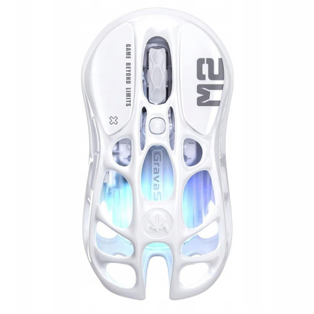 Мышь GravaStar Mercury M2 BT/WL/USB-A RGB Opaline White (GRAVASTARM2_WHT)