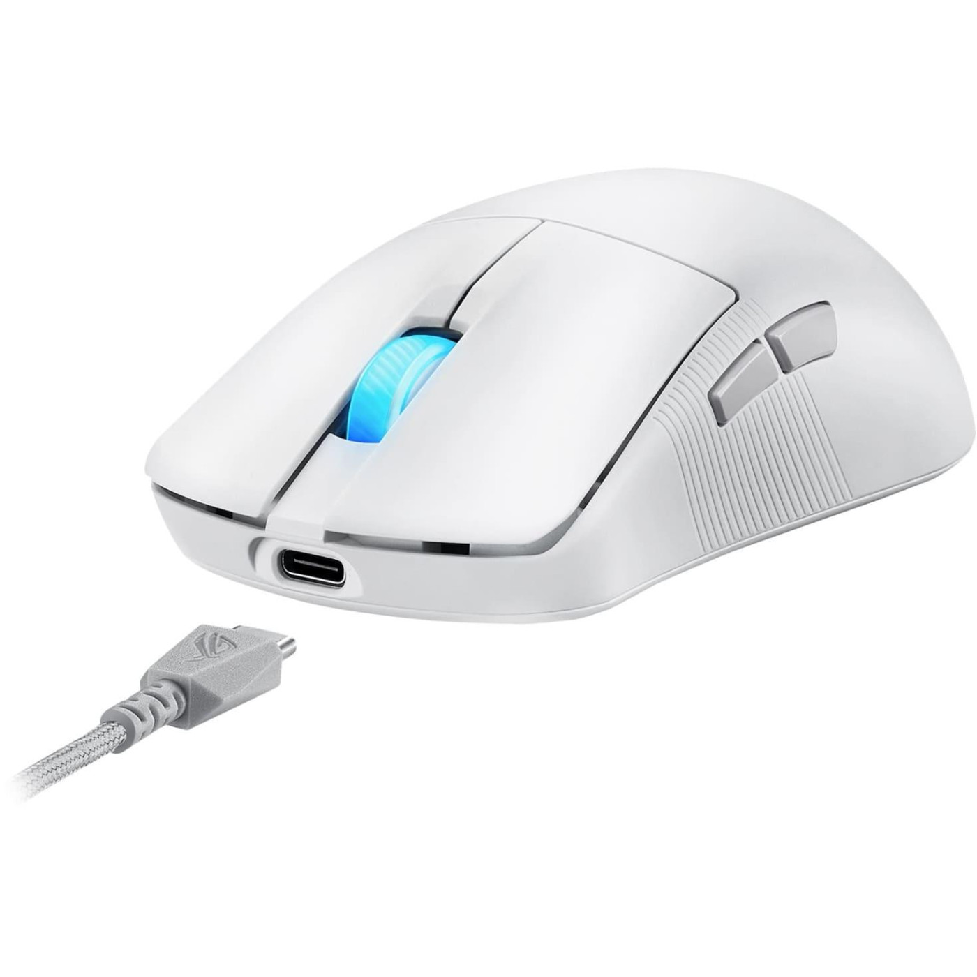 Мышь ASUS ROG Harpe Ace Mini Wireless White (90MP03Z0-BMUA10)