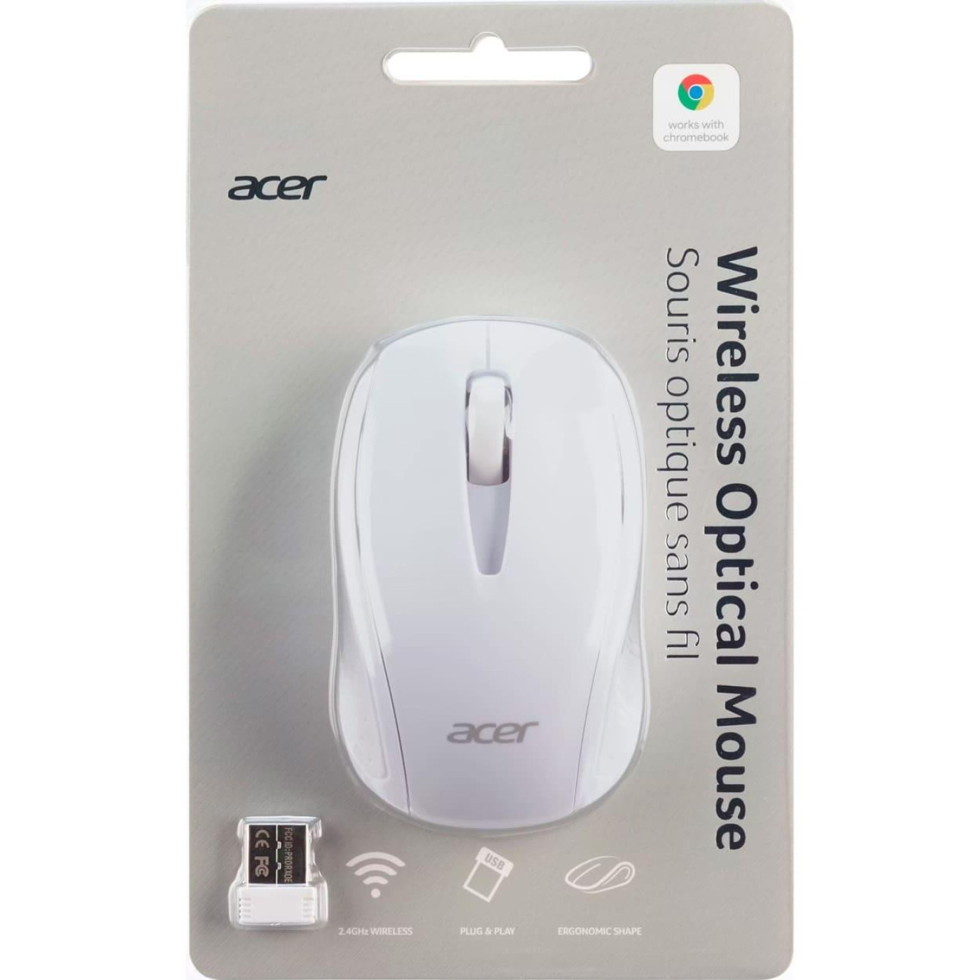 Миша Acer USB Optical Wireless White (GP.MCE11.00Y)