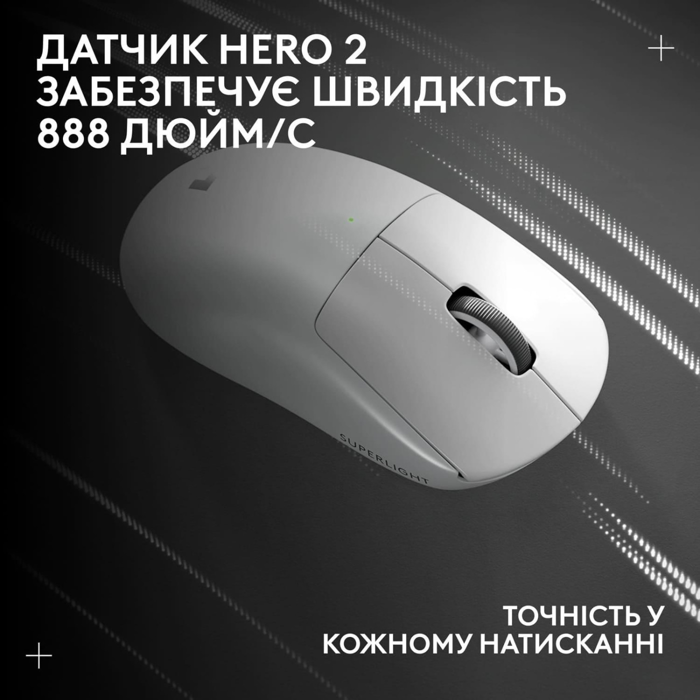 Мышь Logitech G Pro X Superlight 2 LightSpeed Wireless White (910-006638)